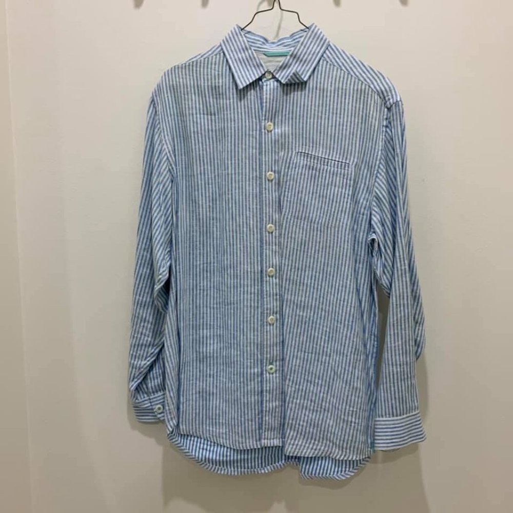 Linen Button Down